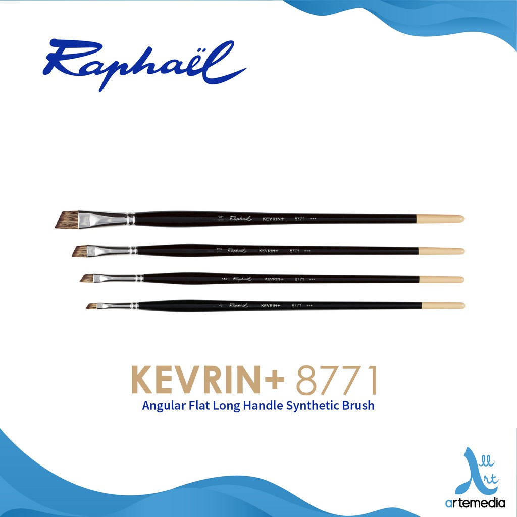 

Raphael 8771 Angular Kevrin Synthetic Brush Long Handle