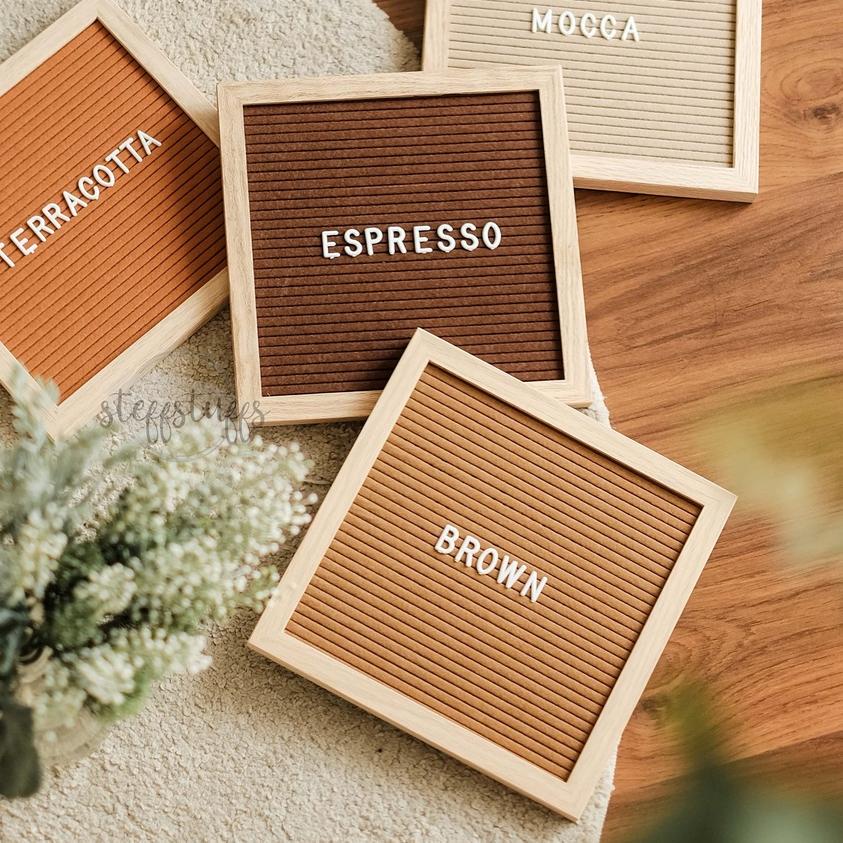 ➲ FELT LETTER BOARD [ READY ] Papan Nama Bayi Message Board Papan Pesan Newborn Announcement Baby ✪