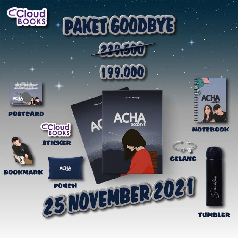 Novel Acha Goodbye (Paket Goodbye)