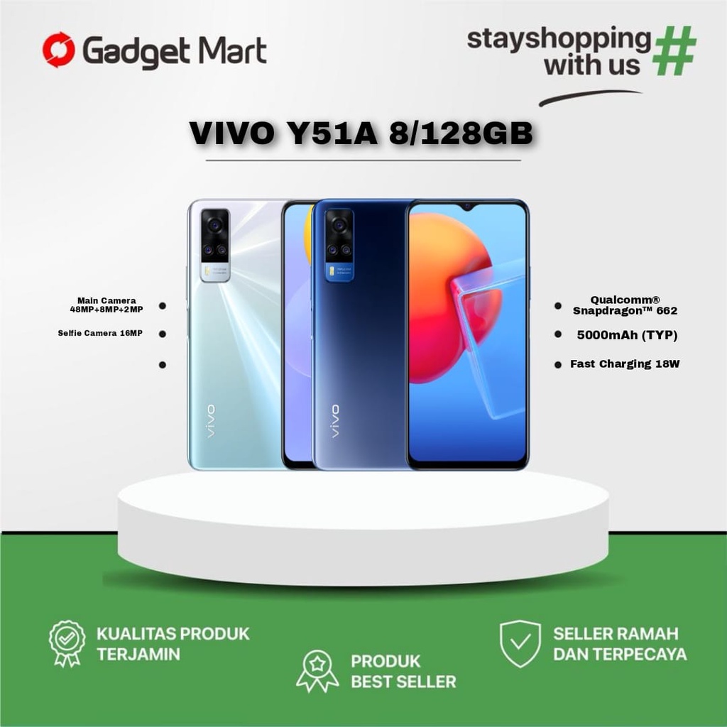 VIVO Y51A 8/128GB (ex live demo unit)