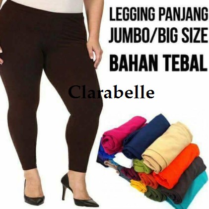 Legging Panjang Spandex Polos Premium Standart / Jumbo Legging Wanita Halus