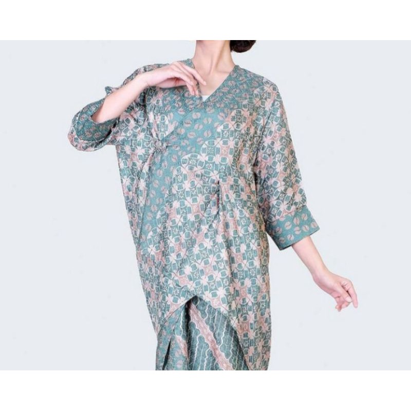 set batik kimono+rok lilit