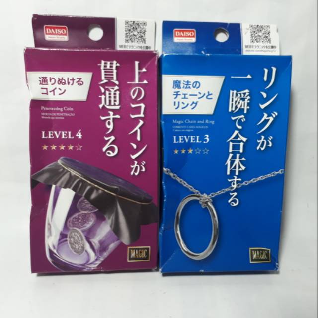 Alat Sulap Jepang Street Magic Coin Daiso Malaysia Gelas Koin Hilang Kalung Mainan Kreatif Anak Toys