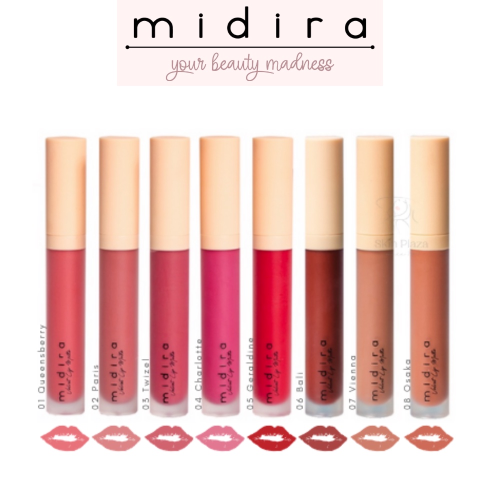 Midira Velvet Lip Matte Lip Cream Double Vit E
