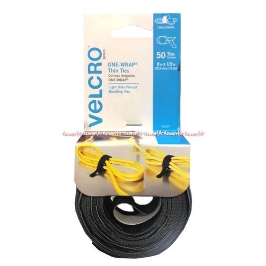 

[ varostore90 ] Velcro Brand Plester Tali Pengikat Serbaguna 20cm isi 50pcs Velkro