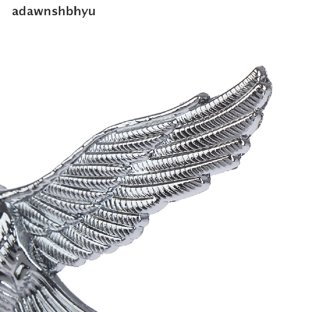 Adawnshbhyu Penutup Depan Mobil Chrome Kap Ornamen Lencana 3D Emblem Angel Eagle Untuk Mobil Otomatis