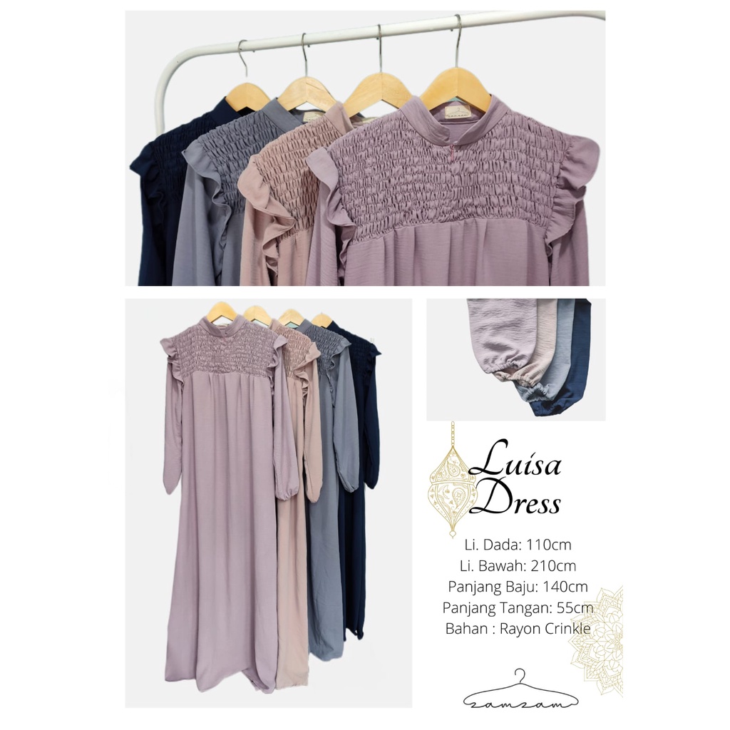 Luisa Dress Rayon Crinkle
