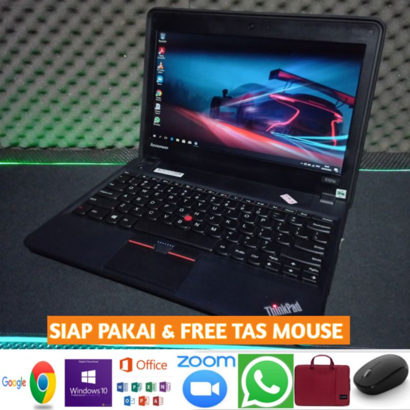 Laptop Lenovo X131E/X130E AMD E2-1800 Ram 4GB HDD 320GB. Windows 10 siap pakaii