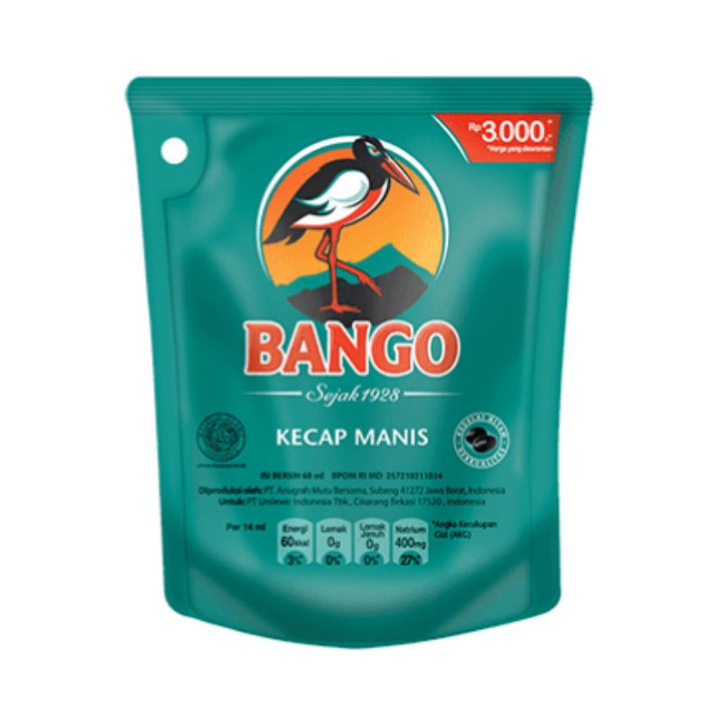 

Kecap Manis Bango 60ml ORIGINAL