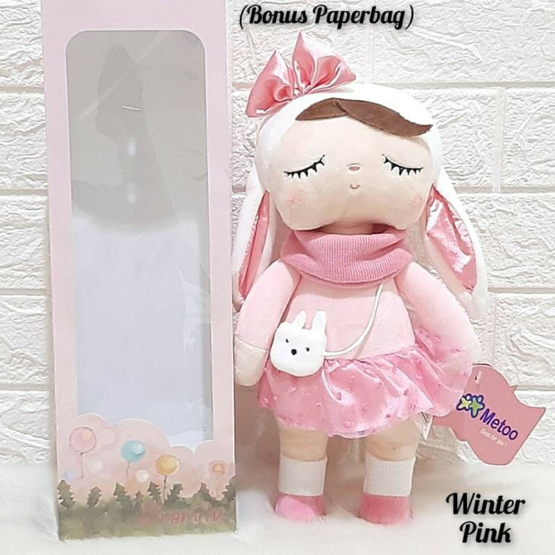 Boneka Metoo Angel / Winter dapat Paperbag