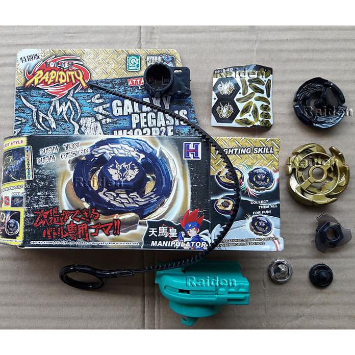 Beyblade Galaxy Pegasus Gold Black Sun Hole Gb145Ms (Kw) Mainan Gasing Best Quality