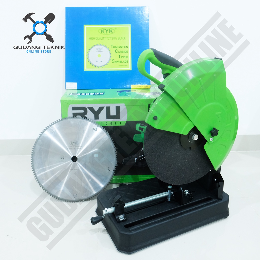 Cut Off 14&quot; RYU / Mesin Potong Tulang Aluminium Besi 14 Inch - Circular Saw 14&quot; KYK 120T