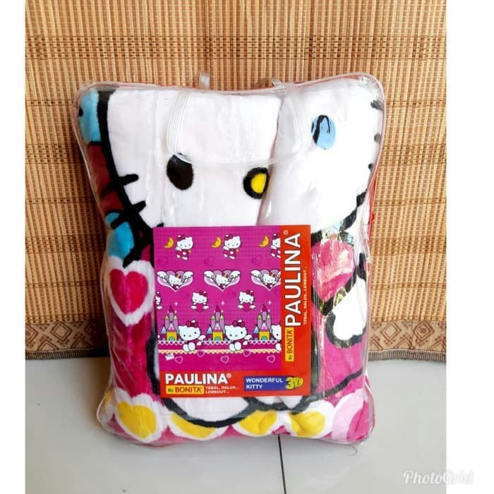 Selimut Paulina Bonita - Selimut Hello kitty - Selimut Karakter