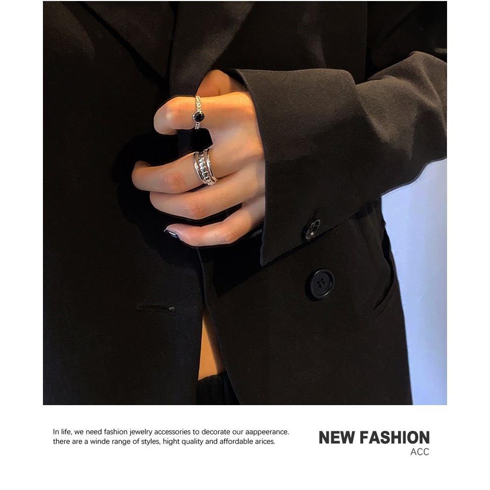 Two-piece Ring Accessories Fashion Personality Trend