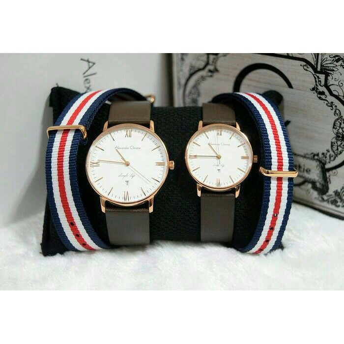 Jam Couple AC Alexandre CHristie 8420 Leather Brown Original F-14
