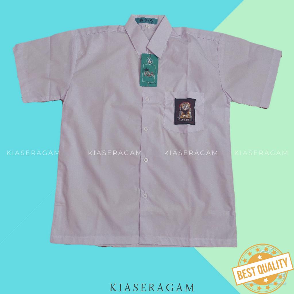 baju Osis SMA lengan pendek l seragam sekolah baju putih Osis SMA pendek