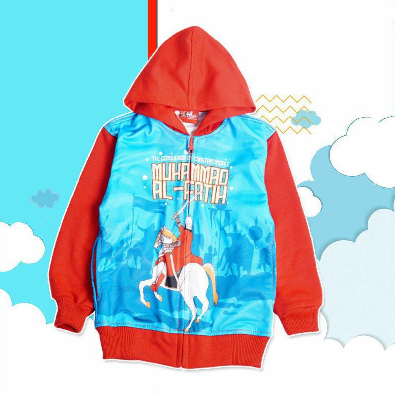 JAKET HOODIE ANAK PRINTING/JAKET ANAK ISLAMI/JAKET ANAK MURAH/JAKET ANAK KEKINIAN/COD JAKET BANDUNG
