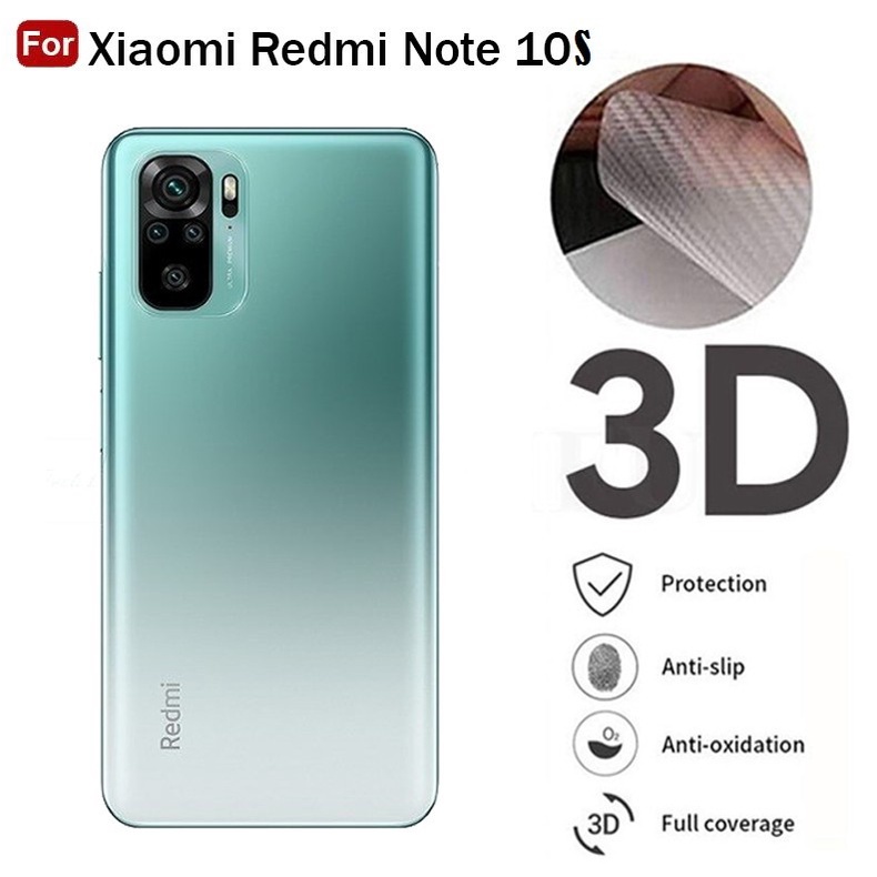 Garskin SERIES Xiaomi Redmi Note 10 Redmi Note 10S Redmi Note 10 Pro Skin Carbon Clear Pelindung Bel