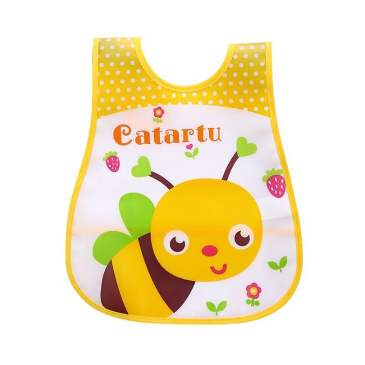 Bib / Celemek Bayi / Slabber / Tatak iler / Apron / Alas Makan / Slaber Plastik WATERPROOF C-22