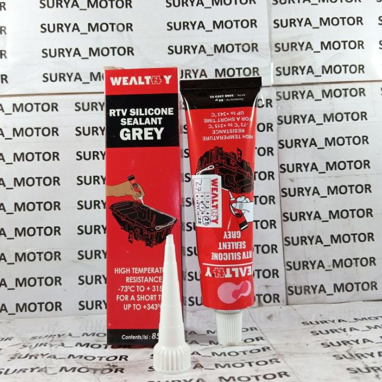 

Paling Disukai.. LEM WEALTHY RTV SILICONE SEALANT GREY 85gr