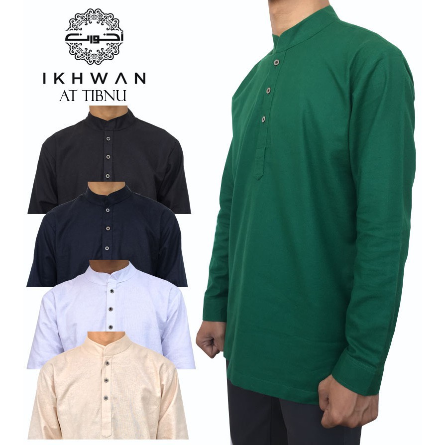  Baju  Taqwa Baju  Koko Dewasa  Atasan  Muslim Pria Lengan 