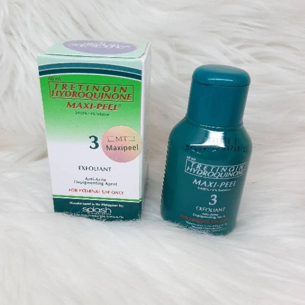 MAXI-PEEL / TONER MAXI-PELL MERAH / HIJAU HIDROQUINONE ZV68 (Ready Banyak)