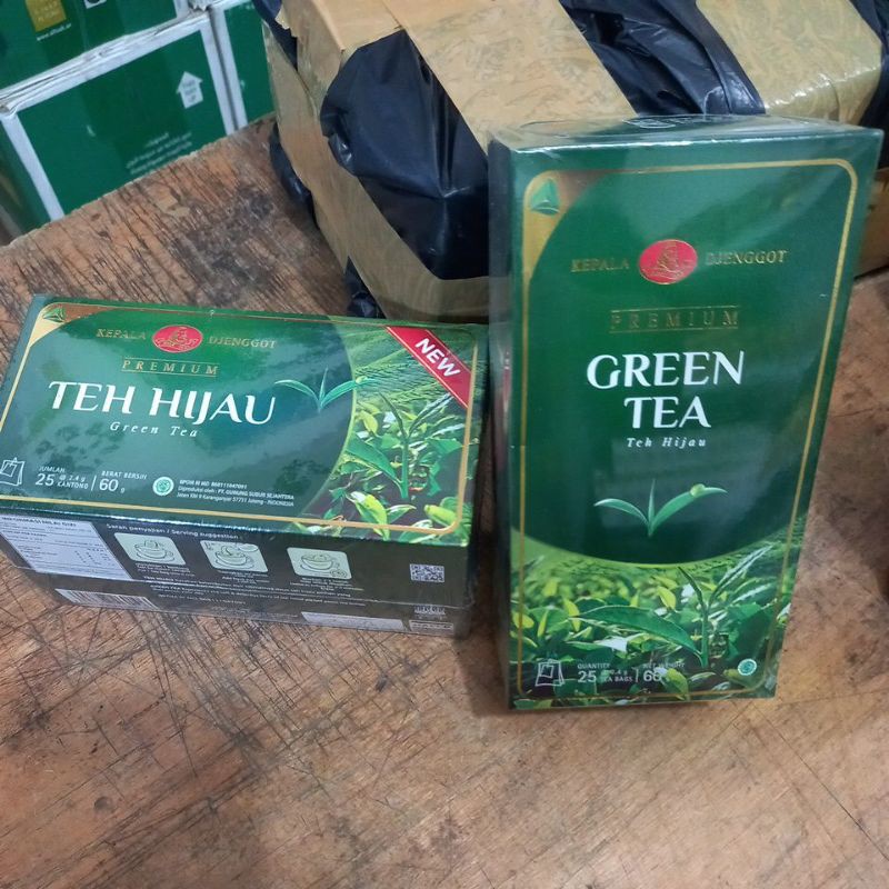 

Teh Hijau Green Tea Cap Kepala Djenggot Jenggot Pemium 25 Sachet
