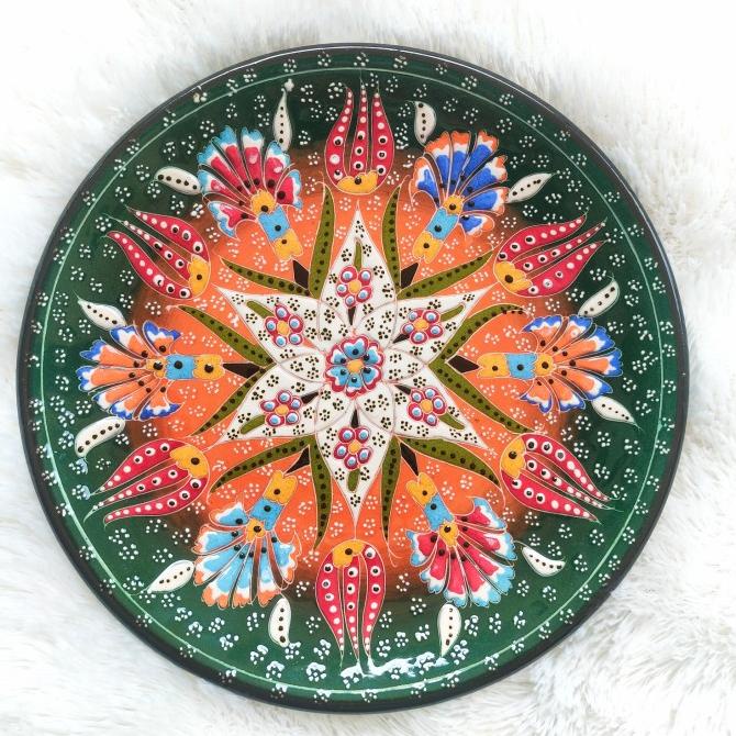 BISA COD piring keramik Piring hias Piring Pajangan Wall Hanging Import Turki
