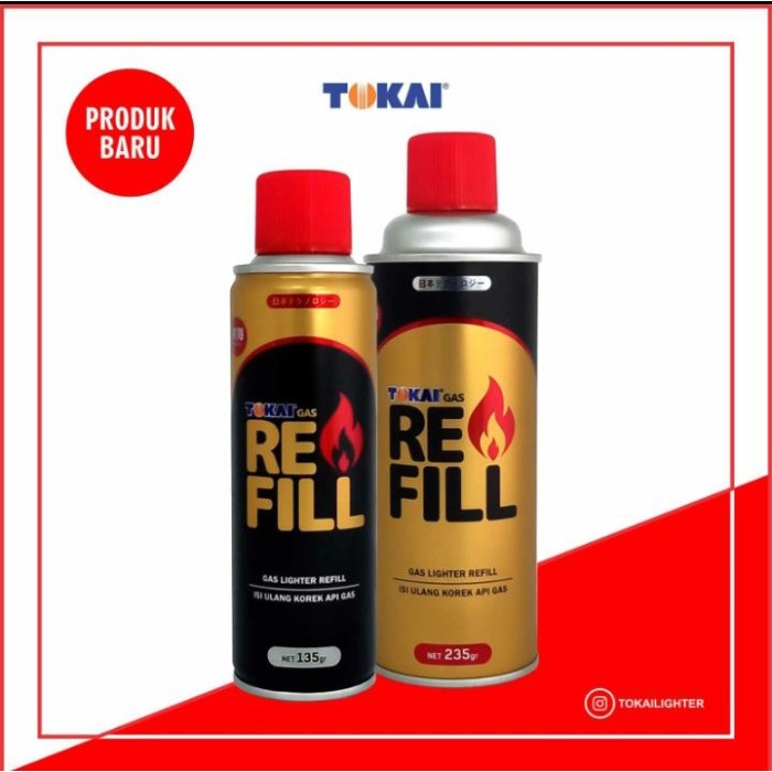 Gas Refill Korek Tokai Jepang / Isi Ulang Korek Api