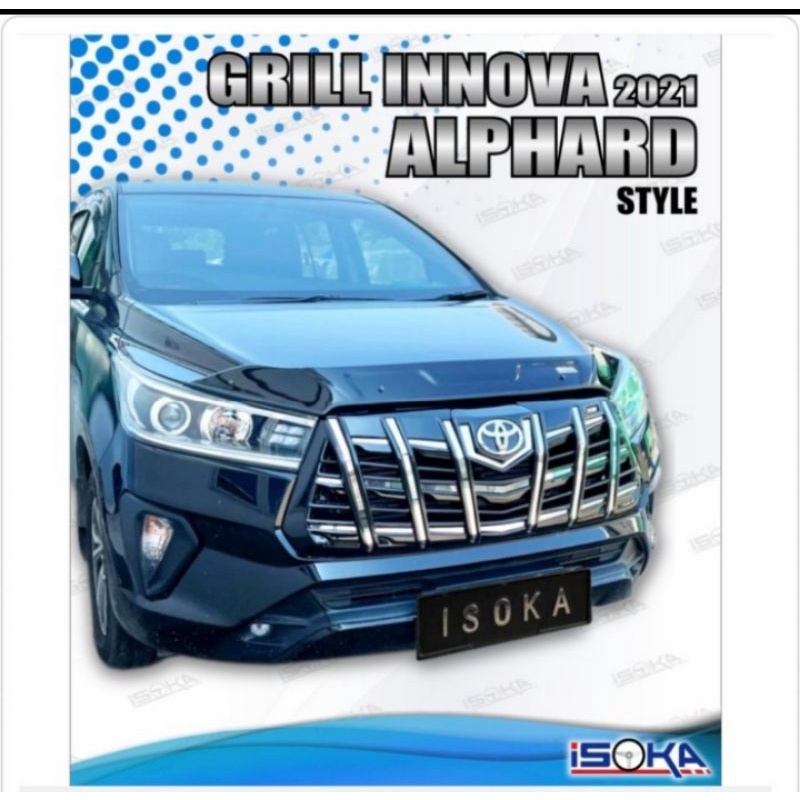 grill innova 2021 model alphard