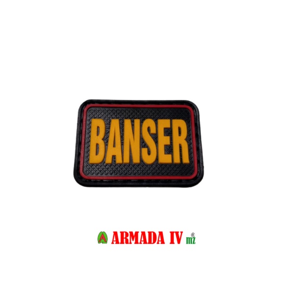 Patch Rubber Velcro Banser Ansor NU