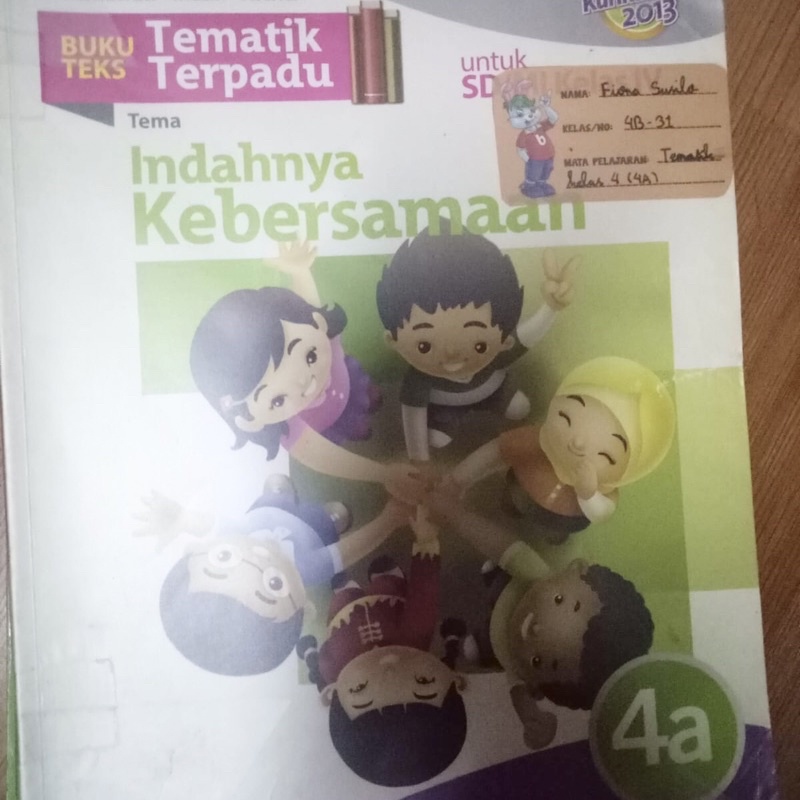 

buku preloved tematik terpadu erlangga kelas 4 SD