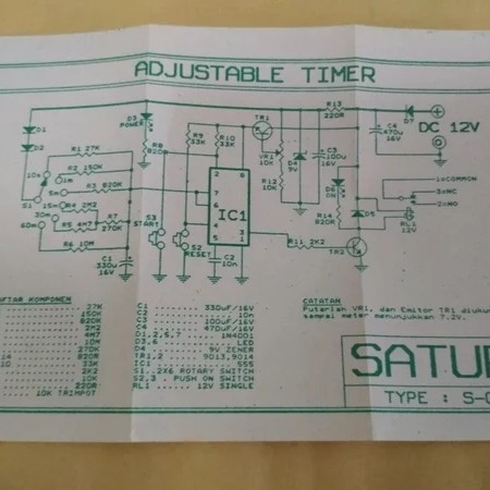 PCB Adjust Time Control S-075