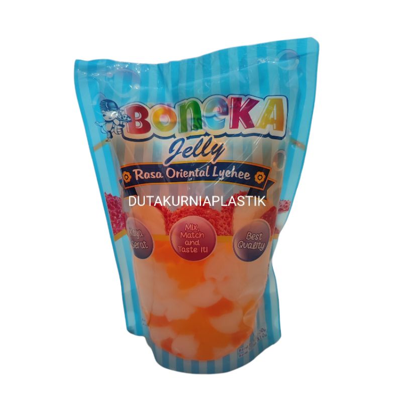 

Jelly Motif Boneka Boba Isian Es Buah