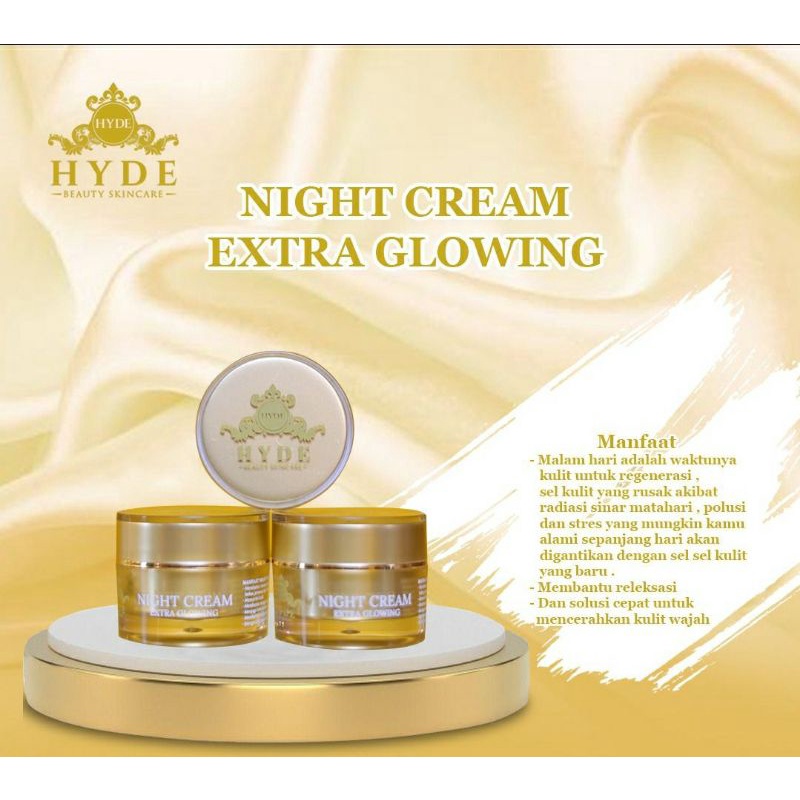 CREAM MALAM GLOWING HYDE BEAUTY SKINCARE (Night Cream Forte BPOM)