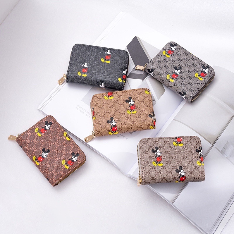 Dompet kartu cowok cewek fashion sleting import dompet kartu pria dompet kartu wanita 11 slot