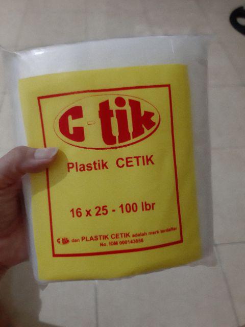 Plastik Klip / Plastik Cetik 16x25 Cm