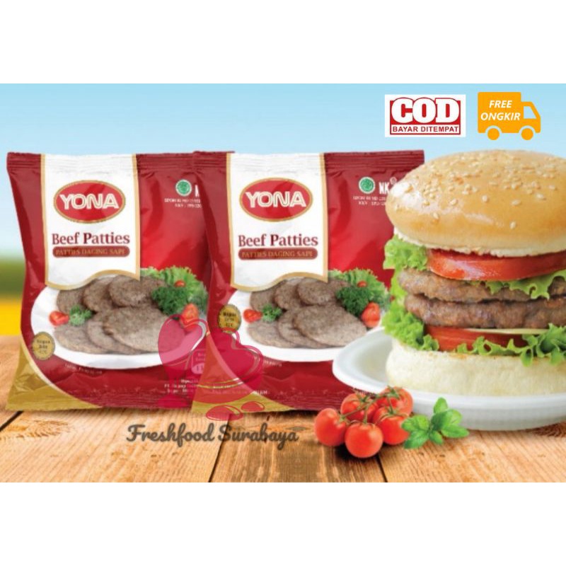 

❤️Freshfood❤️Beef Patties Yona 500gram