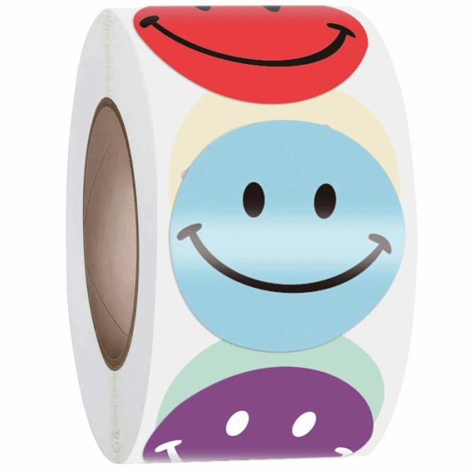 

Stiker Smiley face isi 500 Cutting Sticker Emoji Vinly Murah Smile