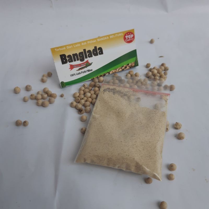 

Banglada Merica Murni 100% lada putih pilihan 8gr