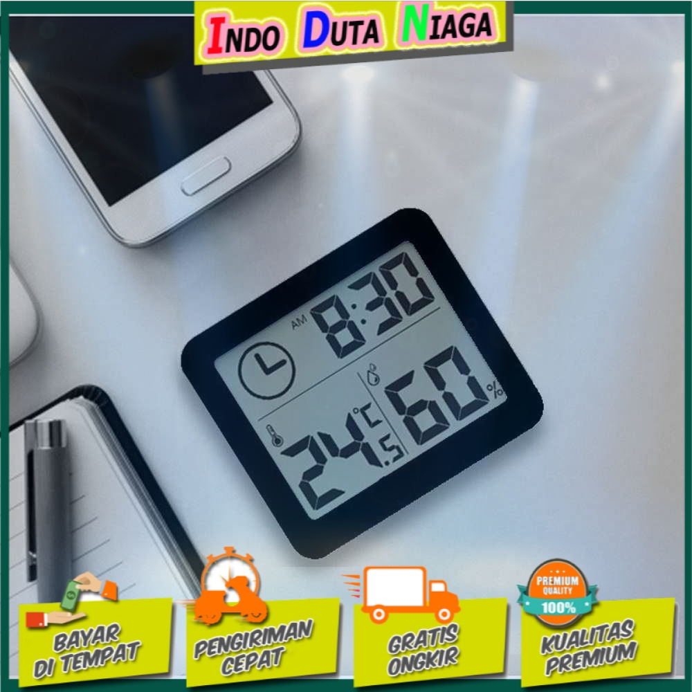 ANENG Jam Digital Meja Dinding Thermometer Hygrometer Sensor - ZL20