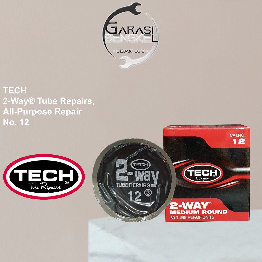 

Promo Tech Tube Patch No.12 Box Isi 30pcs Karet Koyok Tambal Ban TipTop