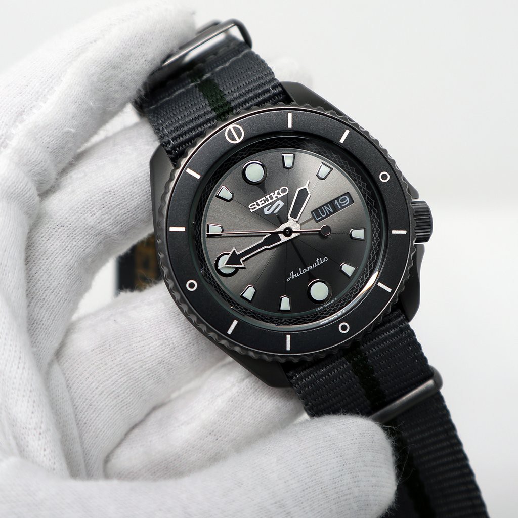 SEIKO 5 SPORTS SRPF75K1 NARUTO SHIKAMARU LIMITED EDITION PRIA ORIGINAL