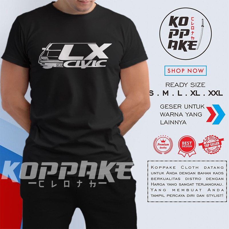 Kaos Mobil Honda Civic LX Baju Otomiotf