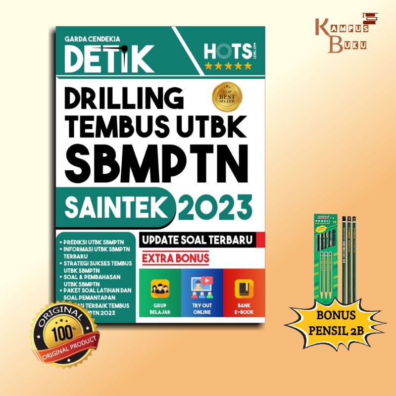 BUKU TAKTIS RILLING TEMBUS UTBK SBMPTN SAINTEK 2023