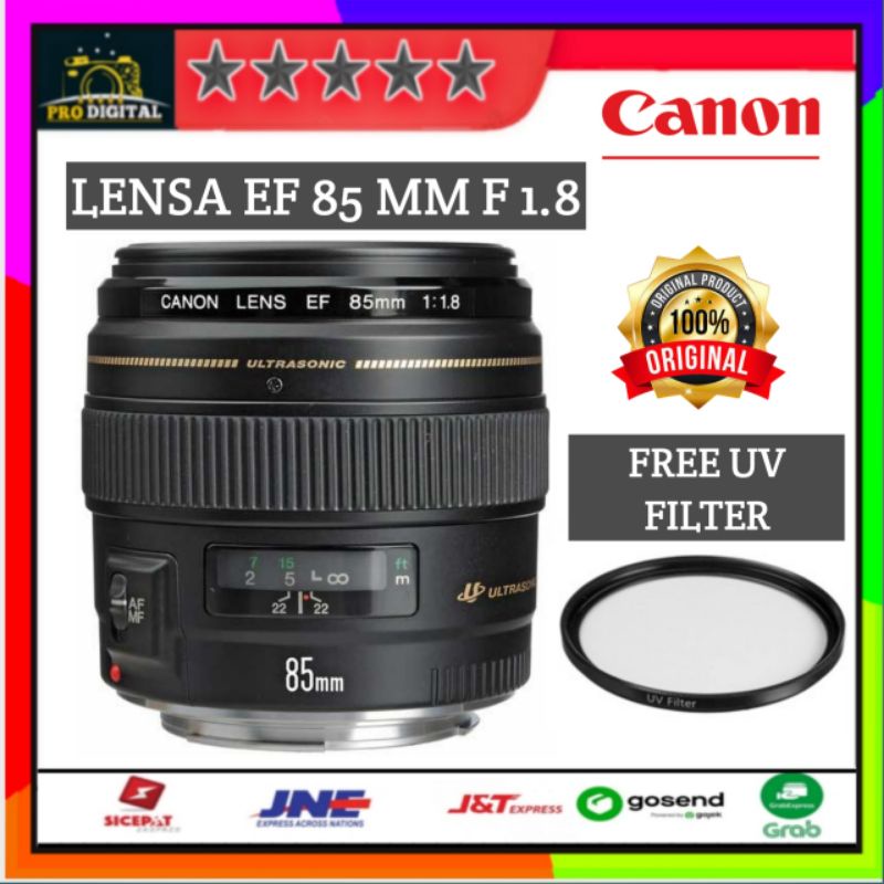 Lensa Canon EF 85mm f1.8 USM