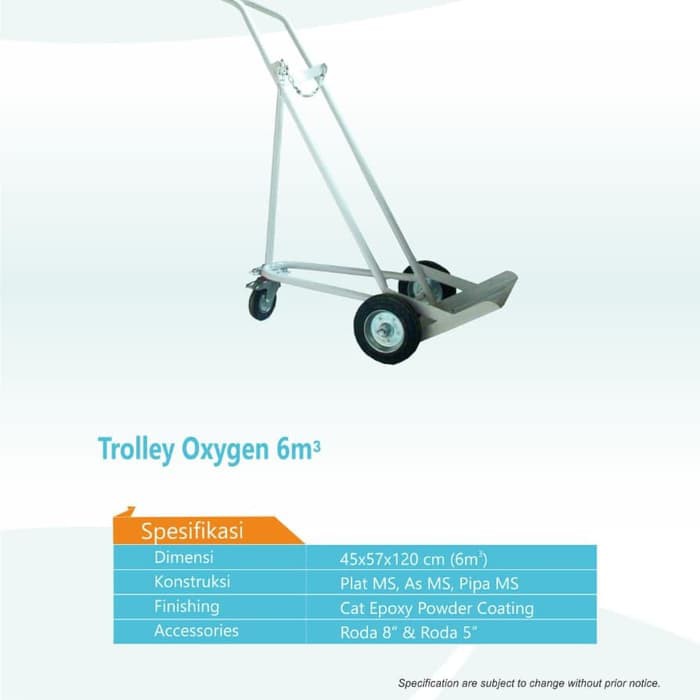 troli oksigen 6m3