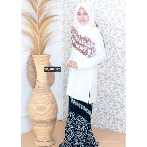 Set Santri Tunik Rayon Sarung Aqil Gloyor/Tunik Murah/Tunik Wanita/Tunik 2021/Tunik/Baju Santri