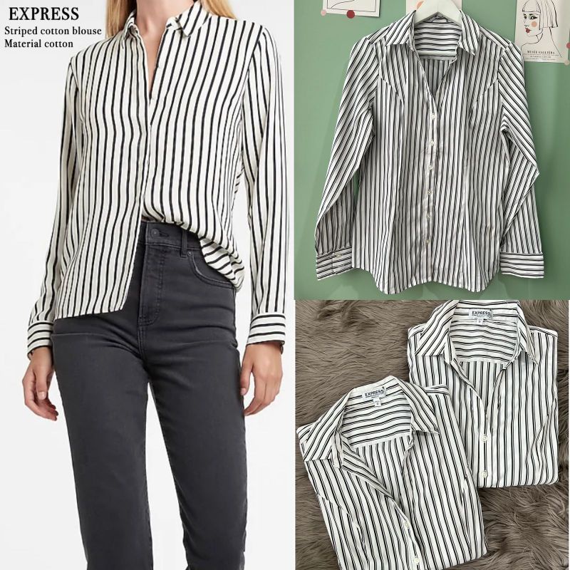 Exp striped cotton longsleeved