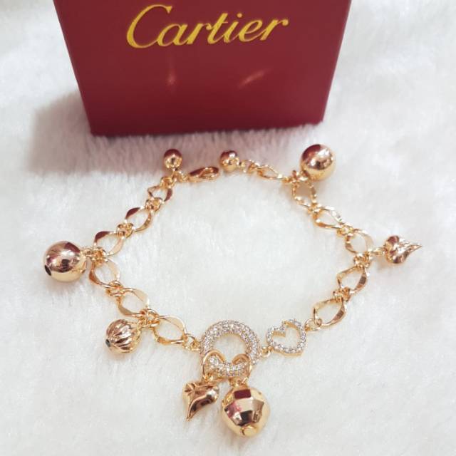 Gelang premium Love Brandad Band gelang rantai fashion Anti karat anti alergi R-205